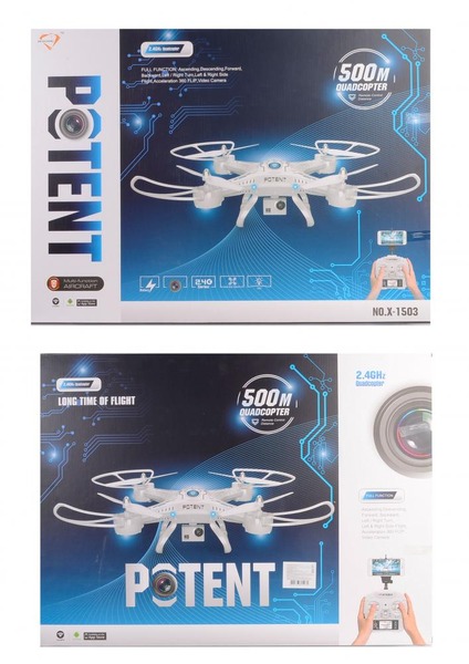 Квадрокоптер X-1503W з камерою WiFi,FPV, 2 види 61*10*45