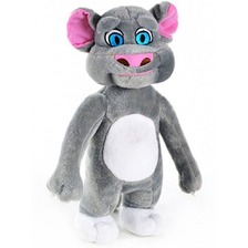 Кіт MP 0828 (72шт) коТ, разм.средний+,30см, звук, повторюшка, мягкий, на бат-ке, в кульке, 16-30-9см