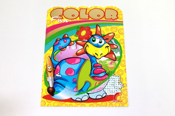 Книга дитяча "Дитяча творчість Fun color Динозаврик " укр