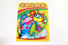 Книга дитяча "Дитяча творчість Fun color Динозаврик " укр