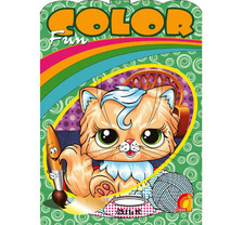 Книга дитяча "Дитяча творчість Fun color Кошеня" укр