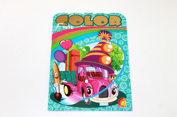 Книга дитяча "Дитяча творчість Fun color Машинки " укр