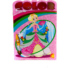 Книга дитяча "Дитяча творчість Fun color Принцеси " укр