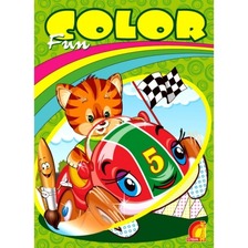 Книга дитяча "Дитяча творчість Fun color Транспорт" укр