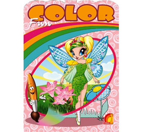 Книга дитяча "Дитяча творчість Fun color Феї" укр