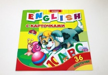 Книга дитяча "Творча дитина English  з картками " укр