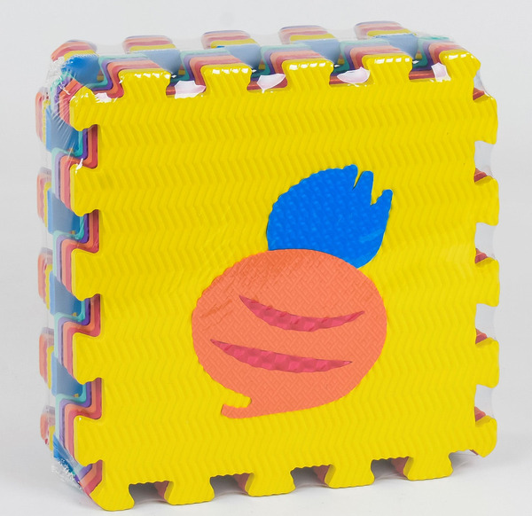 Коврик-пазл EVA HKC010 9ел.продукти 30*30см