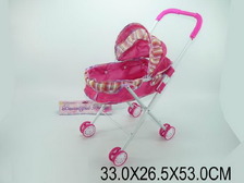 Коляска AS868A1 (997165) (24шт/2) метал,зимняя,4-х колесн,двойные колеса, в пак. 33,5*26*53,5 см