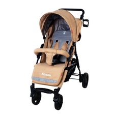 Коляска прогулочна CARRELLO Strada CRL-7305 Beige резиновые колеса /1/