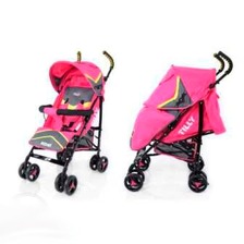 Коляска прогулочна TILLY Rider BT-SB-0002 МАЛИНОВА  Льон