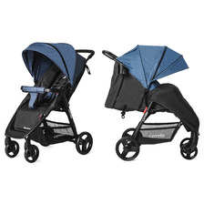 Коляска прогулочная CARRELLO Maestro CRL-1414/1 Water Blue в льне +дождевик L /1/ MOQ