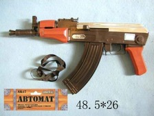 Автомат P998 (801269) (48шт/2)"Калашников" пульки,в пакете 48,5*26см