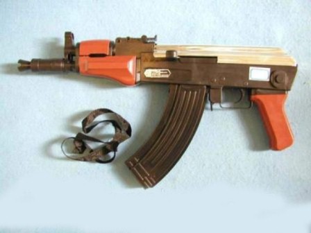 Автомат P998 (801269) (48шт/2)"Калашников" пульки,в пакете 48,5*26см