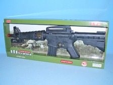 Автомат ZYA-A 1167-1-2 (48шт) 51см, звук(рус), свет, 2 вида, на бат-ке, в кор-ке, 52-21-5см