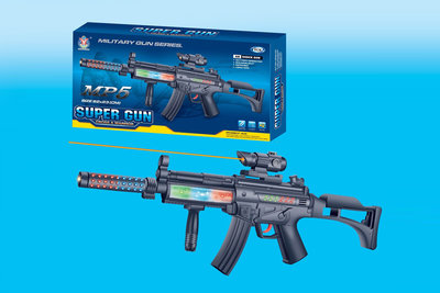 Автомат муз.батар AK-90E (48шт/2) свет,звук, в коробке