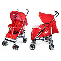 Коляска-трость TILLY Spring BT-SB-0003 Червоний футкавер, 5 положень, колесо 6 "кор.ш.к. / 2 /