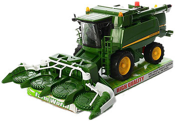 Комбайн 8989A-1-2-3 (12шт) инер-й, 32см, 3 вида, в кор-ке, 33,5-27-15см