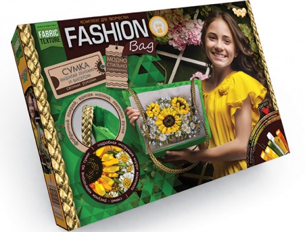 Комплект для творчості "Fashion Bag " вишивка муліне (6), FBG-01-03, 04, 05. Фото 2
