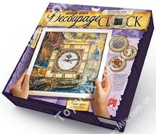 Комплект креативної творчості "Decoupage Clock" з рамкою(10). Фото 3