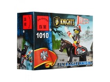 Конструктор "Brick" 1010 (64шт), KNIGHTS,  19дет, в собр.коробке 14*9,5*4,5см