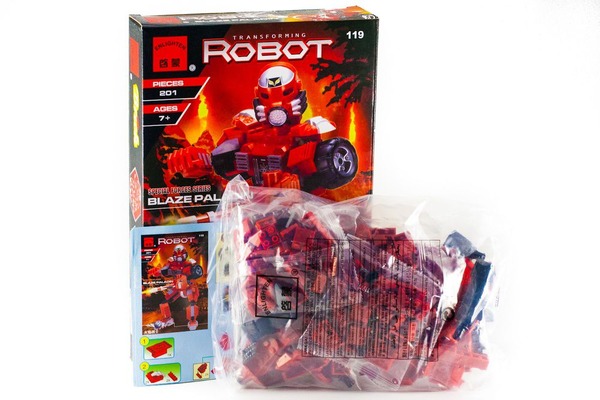 Конструктор "Brick" 119 (20шт)"Робот" в разобр.  кор. 30,5*20,5*5,5см