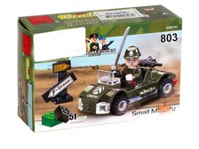Конструктор "Brick" 803 (200шт)"Машина" 51дет.,6+лет,в кор. 14*9*4,5см