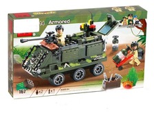 Конструктор "Brick" 814 (36шт)"Танк" 167дет., 6+ лет,в кор. 28*4,5*16,5см