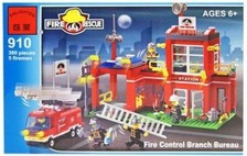 Конструктор "Brick" 910 (20шт) "Пожежна охорона" 380 дет 6 + років, в розібратися з даною., Кор.41 *