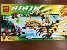 Конструктор "GOLDEN NINJA" 9793 (48шт/2) "Золотой дракон" в разобр.кор.35*19*5,5 см