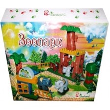Конструктор "Зоопарк"34 дет.013888/26 в картонній коробці 25*35см.17шт.ящ
