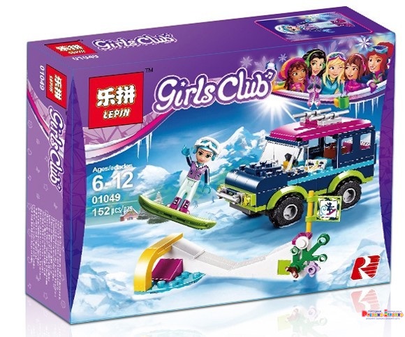 Конструктор 01049 GC041691  GIRLS CLUB  152шт. 26х21х6