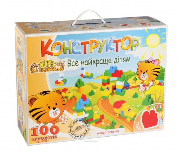 Конструктор 100ел. Люкс 39117