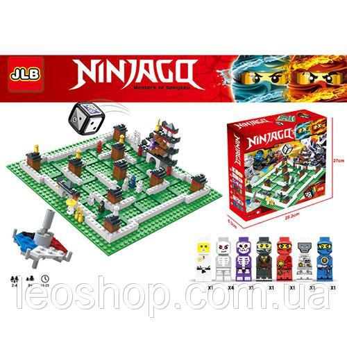 Конструктор 3D18 (18шт) NJ, строения, лабиринт, фигурки, в кор-ке, 28-27-6см
