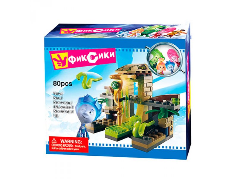 Конструктор 58025 (48шт) ФК, строение, фигурка, 80 дет, в кор-ке, 14-12-4,5см