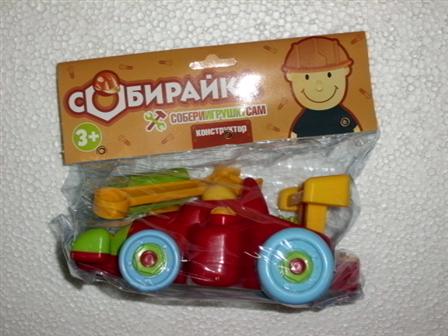 Конструктор 88712/7090 (240шт) гонка, в кульке, 19-15см