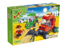 Конструктор BANBAO 8577 (36шт) ферма, 130 дет, фигурки 2шт, в кор-ке, 23-15-5см