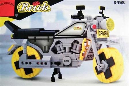 Конструктор BRICK 0498 (24шт) мотоцикл