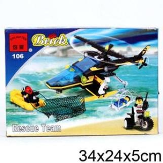 Конструктор BRICK 106/208879 (20шт) спасательная база