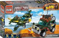 Конструктор BRICK 1707 воен.транспорт 241дет.распак.кор.31,5*5*19 ш.к./32/