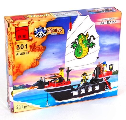 Конструктор BRICK 301/298784 (36шт) пірати