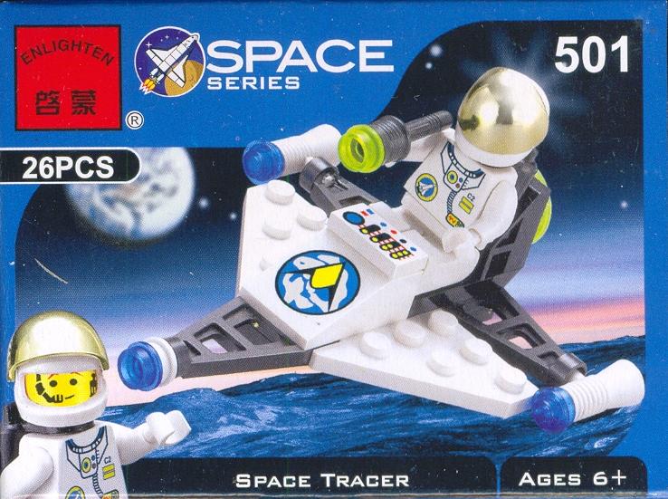 Конструктор BRICK 501 (360шт) космолёт