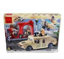 Конструктор BRICK 817 (30шт) Hummer, 323 дет, в кор-ке, 35-25-5,5 см