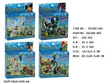 Конструктор CHIMA TD1002-A42 воины 4в.кор.18*15*3,6 ш.к./240/
