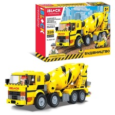 Конструктор IBLOCK PL-920-107 (30шт/2) 328 дет, будівництво, в кор.