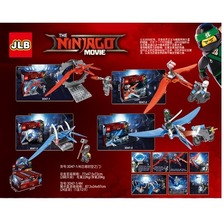 Конструктор JLB NINJAGO  MOVIE 3D47-1/4 (288шт/2) 4 вида, в кор. 14.6*4.5*10.09см