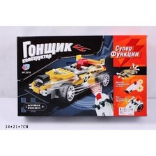 Конструктор JOY TOY 2219 "Гонщик" на р.у. кор.34*7*21 ш.к./36/