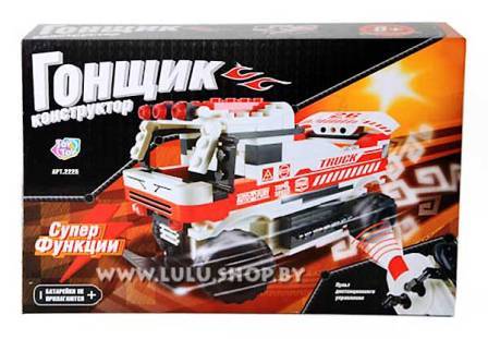 Конструктор JOY TOY 2225 "Гонщик" на р.у. кор.38*7*26 ш.к./36/