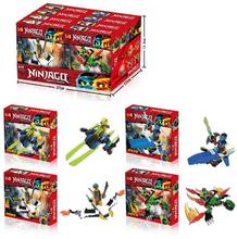 Конструктор L+B NINJAGO LB516-1 (36уп по 8шт/2) 4 вида, в боксе 37*17*14см